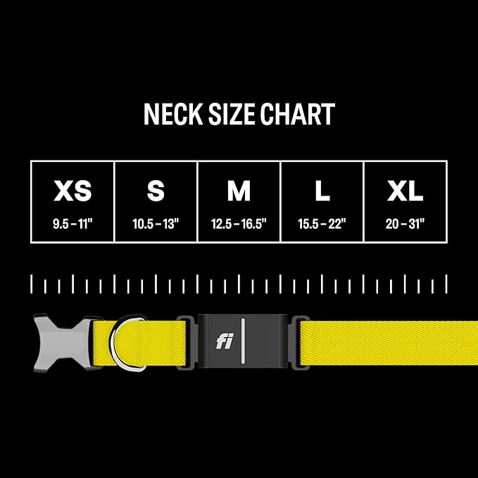 New Fi Series 3+ Smart Dog Tracker Collar – AI GPS for Dogs, Health & Behavior Monitor, Virtual Fence, Escape Alerts, Waterproof, Apple Watch Compatible 12Mo Membership Included