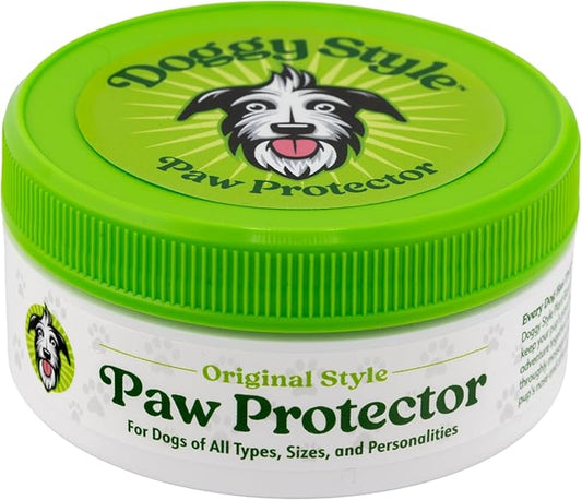 DOGGY STYLE Lick-Safe Dog Paw & Nose Balm, Plant-Based, All Natural Moisturizer to Heal Cracked Pads & Relieve Itchiness or Irritated Skin, Soothing for Hot & Dry Spots, Gentle Healing & Protection