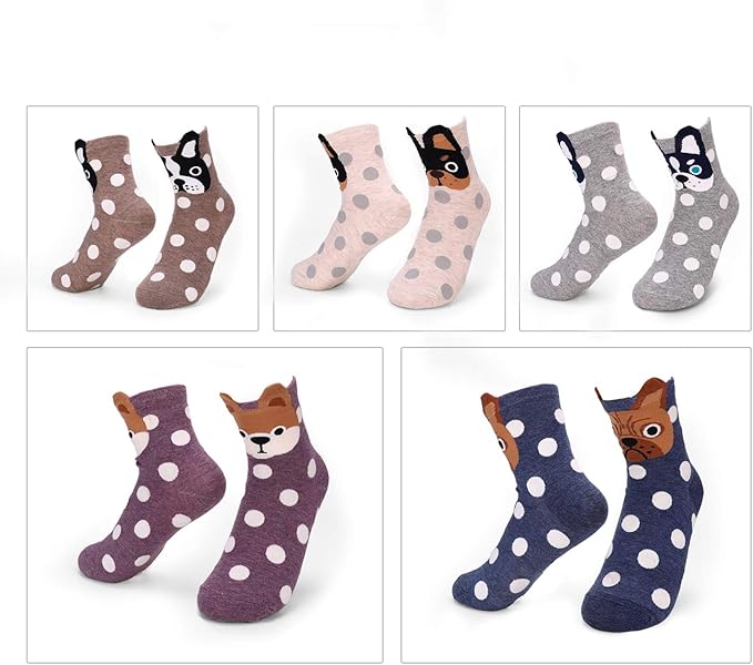 Jeasona Women's Cat Socks Cat Gifts Cute Animal Socks Dog Owl Gifts for Women