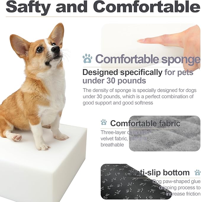 Youvee Dog Booster Car Seat,Interior Height 6 Inches Pet Car Travel Seat for Small Dog 10 15 20 25 30 lbs,for car Front/Back Seat,Safety,Comfortable,Fully Detachable and Washable(View Ⅰ-Black)