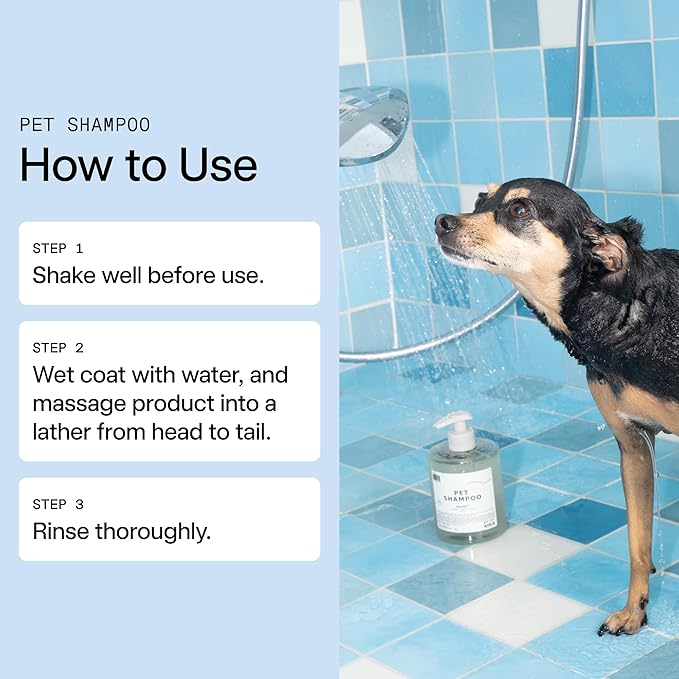 DedCool Pet Shampoo (01 Taunt, 16.9 oz) Tear-Free, for Sensitive Skin, Hypoallergenic, Dry Skin & Itch Relief, Deodorizing Shampoo & Conditioner for Dogs & Cats, Vegan, Clean, Non-Toxic