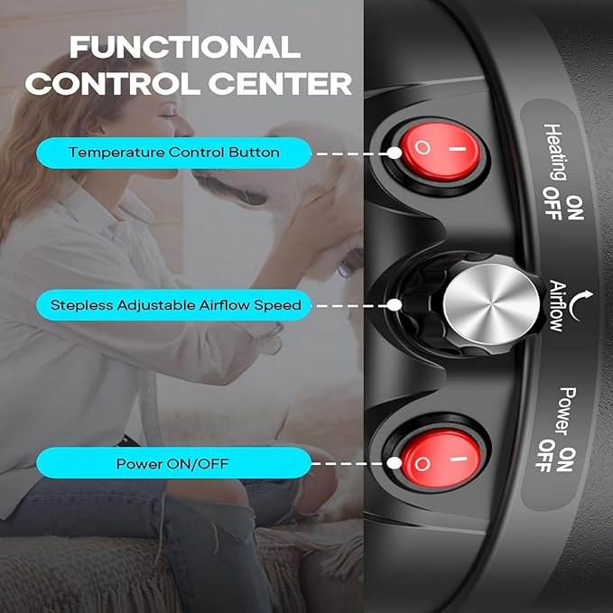 Dog Dryer, 5.2HP/ 3800W Pet Grooming High Velocity Force Blower with 4 Nozzles, Adjustable Speed and Temperature Dog Hair Dryers for Grooming