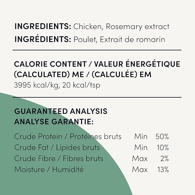 CRUMPS NATURALS Chicken Sprinkles 4.2oz, Dog Treats, Sprinkles, Toppers