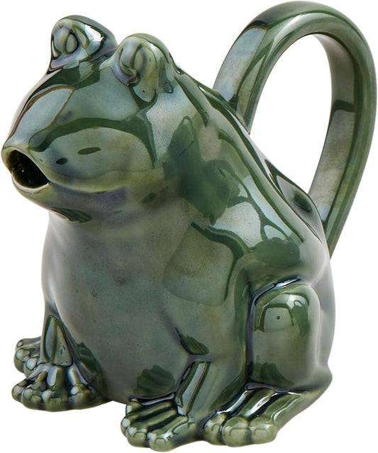 Mud Pie Frog Mini Animal Watering Can; 4 1/4" X 5 1/2"