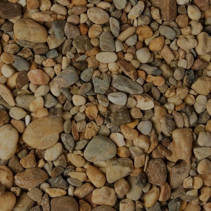 32 oz Jug of Multicolor Tan Pea Gravel, ⅛ - ½ inch Size, for Indoor Outdoor Decor, vase Filler, Candles, Art, Crafts, Aquariums, Fairy Gardens, planters, tablescapes, terrariums