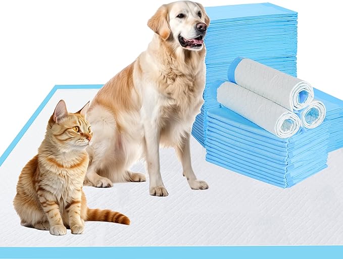 Pet Training Dog Pee Pads 32" x 36" Disposable Pee Pads -35 Count Superior XX-Large Puppy Pads Waterproof Disposable Training Pads for Dogs Cats Rabbit, Heavy Duty Leak-Proof Quick Dry