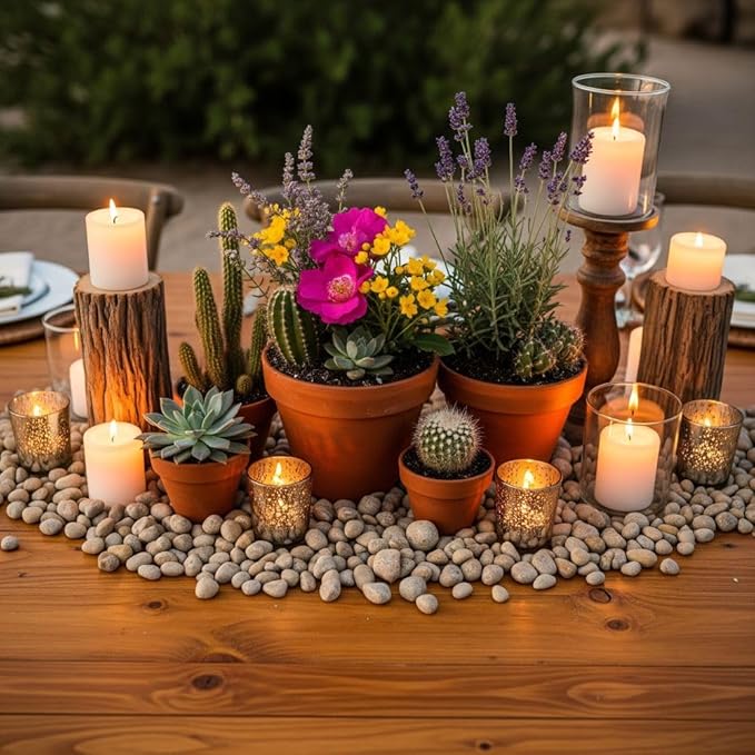 32 oz Jug of Small Limestone Gray, ⅛ - ½ inch Size, for Indoor Outdoor Decor, vase Filler, Candles, Art, Crafts, Aquariums, Fairy Gardens, planters, tablescapes, terrariums