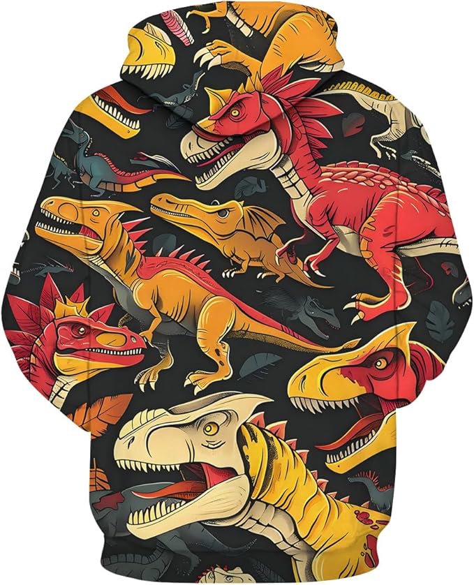 Unisex Adults 3D Dog Cat Printed Hoodies for Men Women Pullover Novelty Sweatshirts with Pockets