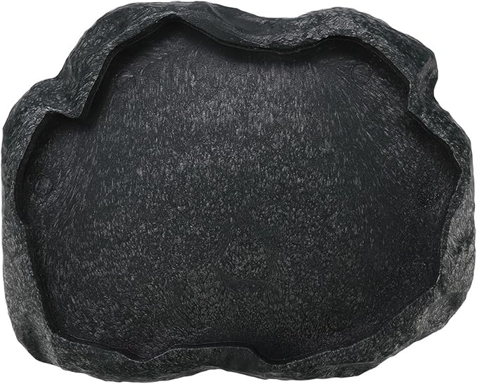 Tortoise Water Dish, 7.1 * 5.5 * 0.8in Reptile Water Dish，Reptile Food Dish Suitable for The Feeding and Watering Needs of Various Pets