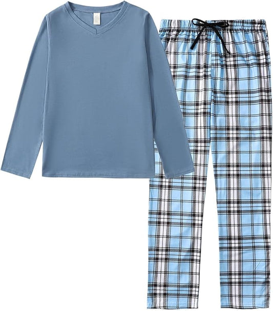 YIJIU Women's Sleepwear Long Sleeve Top and Pants Pajama Set Panda Print Nighty