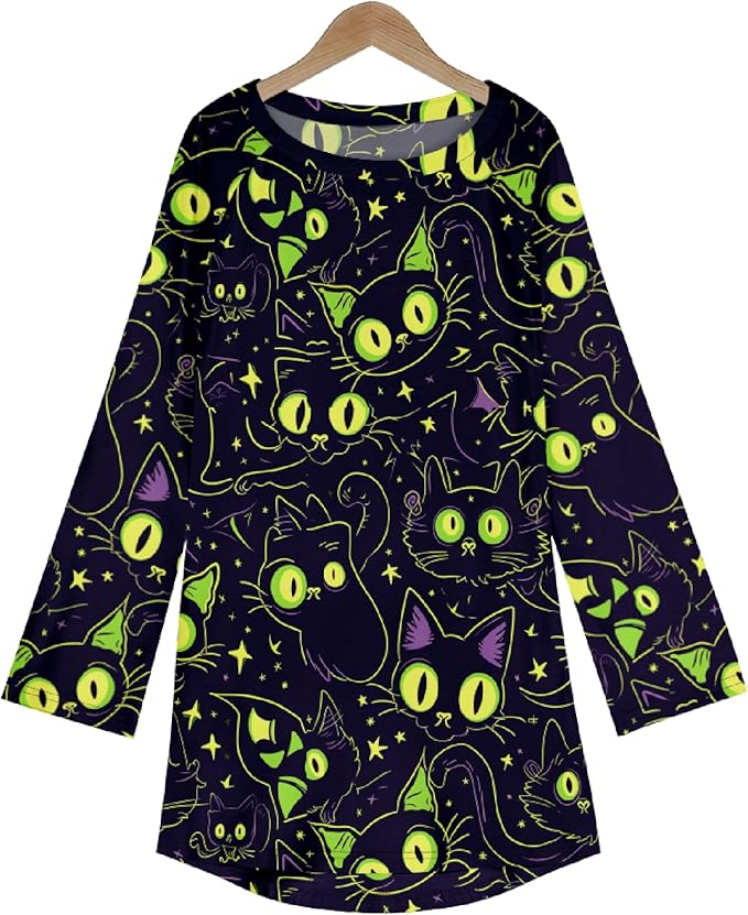 MARSVOVO Women Novelty Graphic Plus Size Sweater Crewneck Long Sleeve Cute Printed Loose Fit Casual Fall Sweaters Top