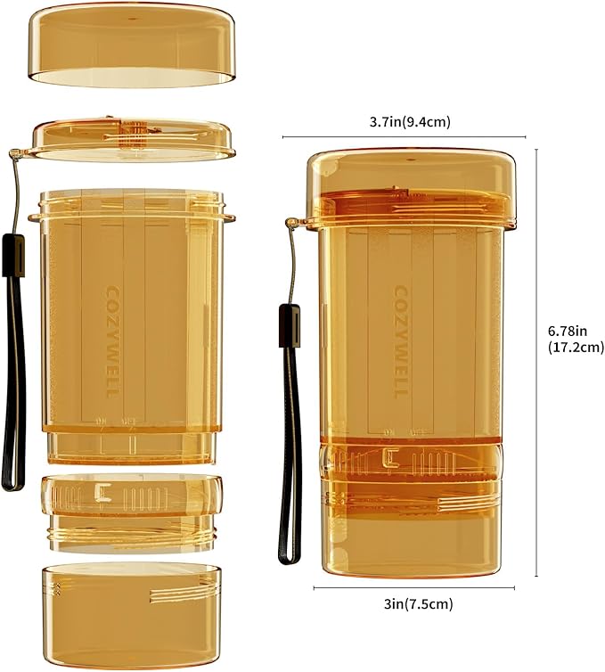 Cricket Calcium Powder Mixer for Reptiles,Easy-to-Use Cricket Keeper Calcium Shaker for Even Coating, Reptile Nutrition Dispenser Accessory for Bearded Dragon Gecko Lizard Turtle