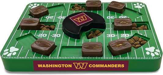 Pets First NFL Washington Commanders Puzzle Toy, Puzzle Treat Dog Toy, Interactive Dog Treat Toy, Dog Puzzle