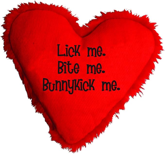 Yeowww! Heart Attack Pack: 3X 100% Organic Catnip Heart Cat Toys, Each with a Different Phrase