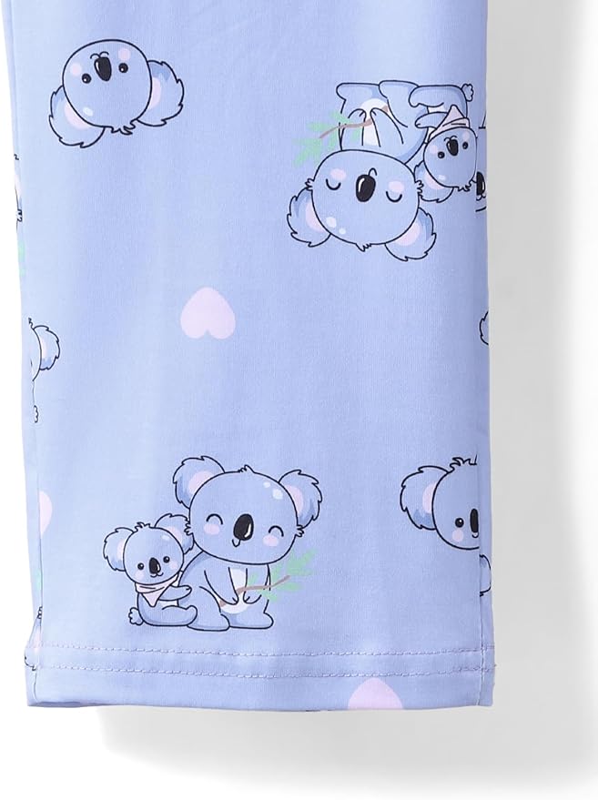 YIJIU Women's Sleepwear Long Sleeve Top and Pants Pajama Set Panda Print Nighty