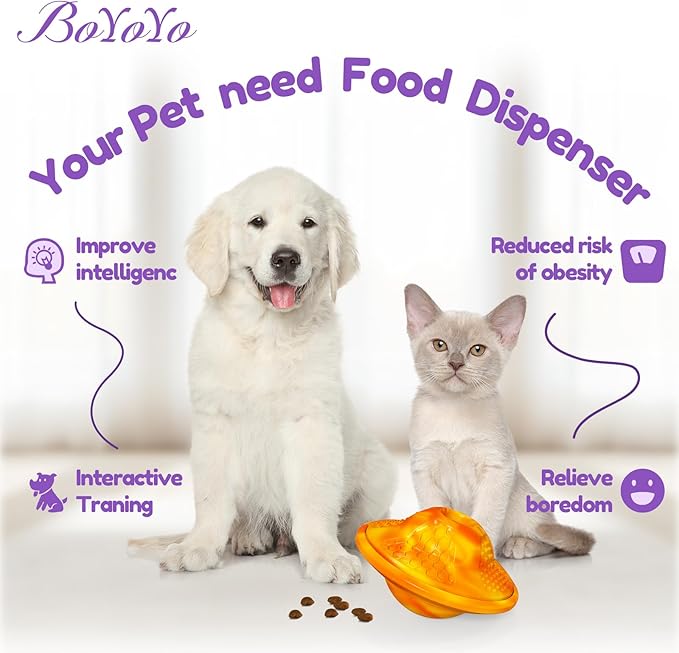 Interactive Dog Puzzle Toy for Smart, Dog Enrichment Toys to Keep Them Busy, Treat Dispensing Dogs Slow Feeder & Stimulating Dogs Toy