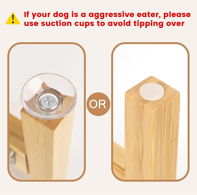 Elevated Dog Bowl Stand,Adjustable Dog Food Stand for 8”-11” Bowls,Single Dog Bowl Holder 14” Tall for Large Dogs