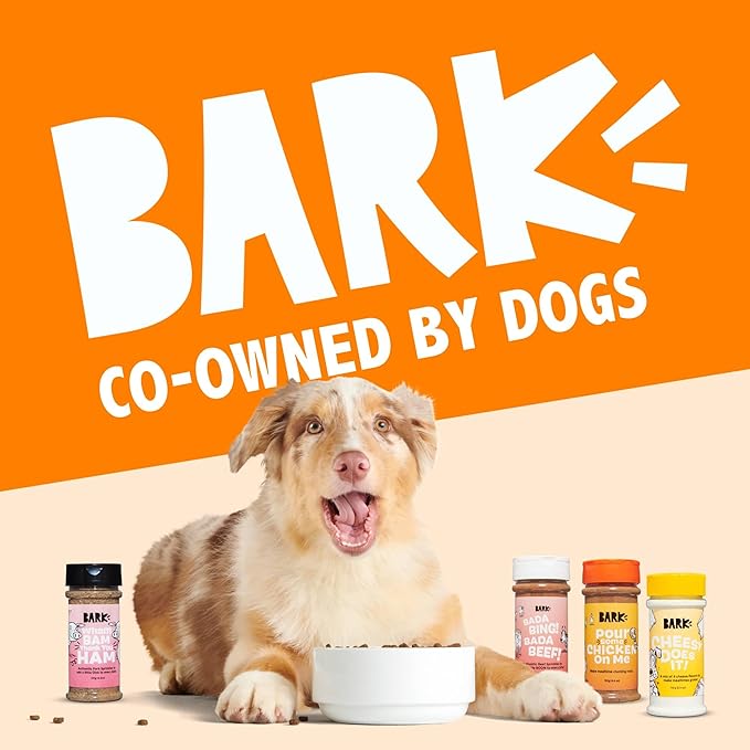 Barkbox Pork Dog Treat Topper High Protein Limited Ingredient Meal Mixer, All Life Stages and Rosemary Extract for Large & Small Breeds, Elevate Dog Food Dining - Shake & Pour for Dog Bowls