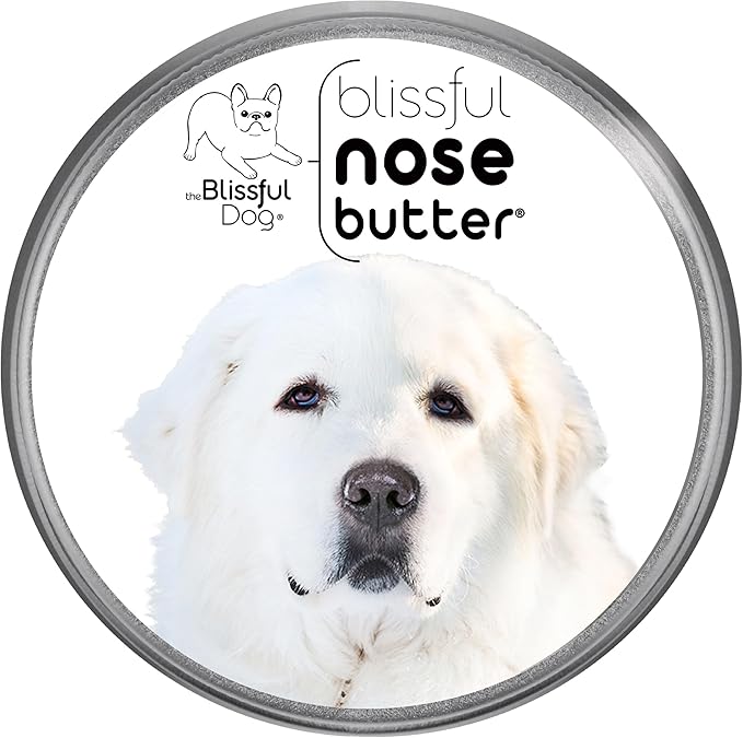 The Blissful Dog Great Pyrenees Unscented Nose Butter - Dog Nose Butter, 8 Ounce