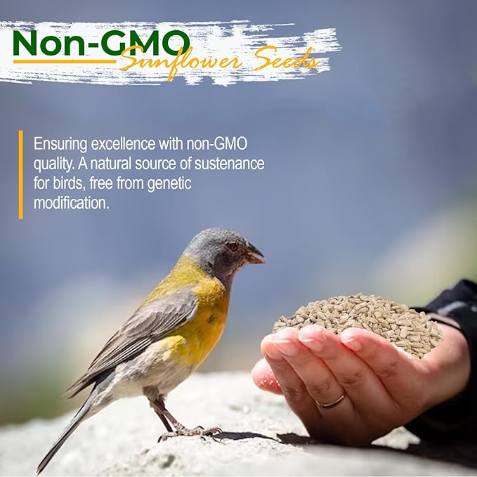 Old Potters Wildlife Sunflower Hearts & Chips for Bird Feeding and Wildlife Bird attracting, Non-GMO and USA Grown, 25 lbs