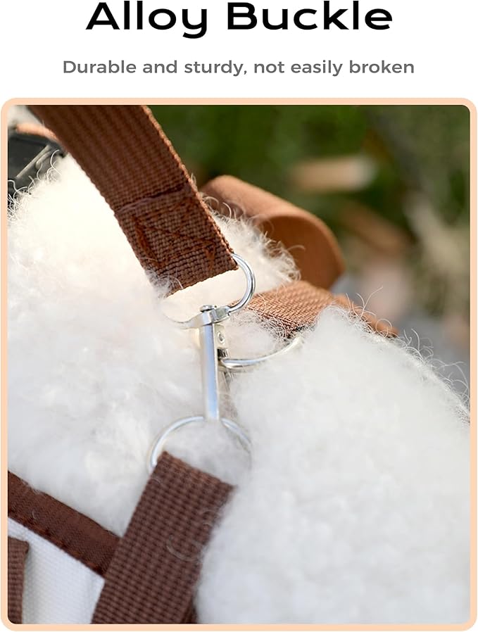 Medium Dog Carry Sling, Full Body Sling with Handle, Hands Free Shoulder Carrier for Senior Dogs Joint Injuries, Joint Injuries, Up and Down Stairs (L, 14.3~19.8 lbs)