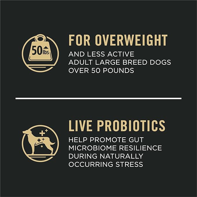 Purina Pro Plan Focus Adult Large Breed Weight Management Formula - 34Lb
