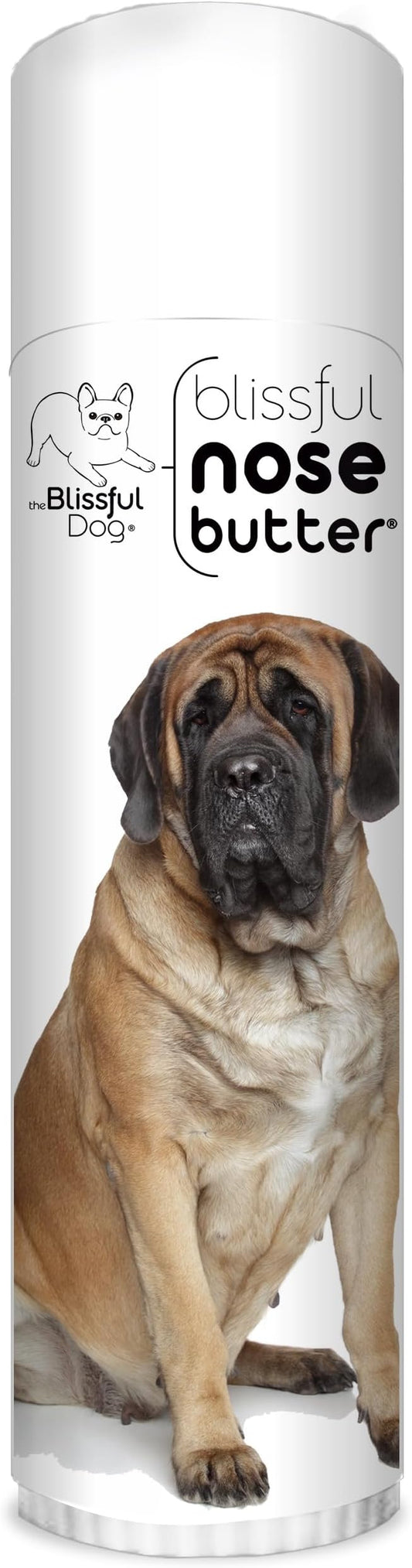 The Blissful Dog Mastiff Nose Butter for Dry, Cracked Skin, Lick-Safe Dog Nose Balm with Moisturizing Shea Butter, Almond, Olive, and Essential Oils, Pet Supplies, Uncented, 0.50 oz.