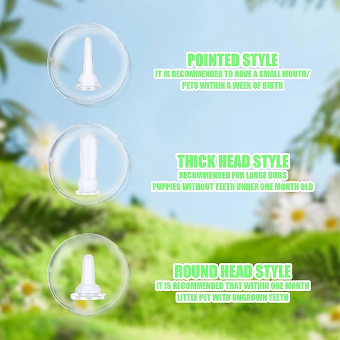 Pet Feeding Bottle Set, Feeding Silicone Nipple with Bottle and Syringes, Reusable Pet Nursing Kits Feeding Tools for Rabbits, Small Animals (17pcs Pet Nursing Kit with Bottles)