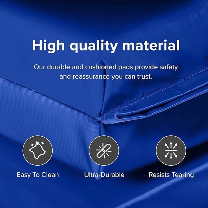 We Sell Mats - 4 ft x 8 ft x 2 in Personal Fitness & Exercise Mat for Home Workout - Lightweight and Folds for Carrying – All Purpose Home Gym Mat – Thick Mat for Yoga, Pilates, Stretches, and Floor Exercises