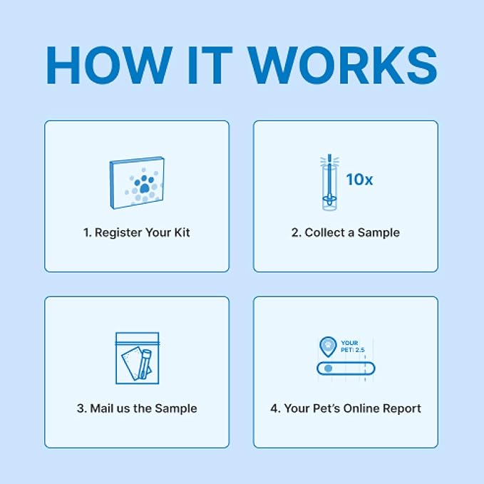 Petivity Microbiome Analysis Kit — Comprehensive for Cats and Dogs, Powered by Purina