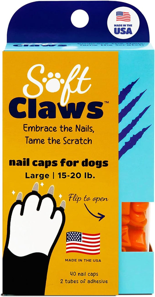Soft Claws Dog Large Orange