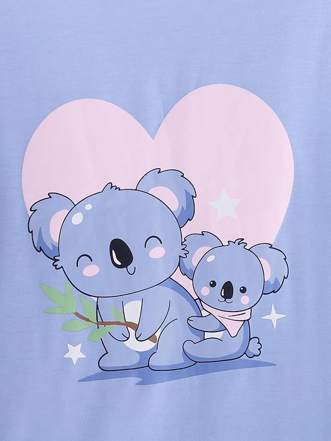 YIJIU Women's Sleepwear Long Sleeve Top and Pants Pajama Set Panda Print Nighty