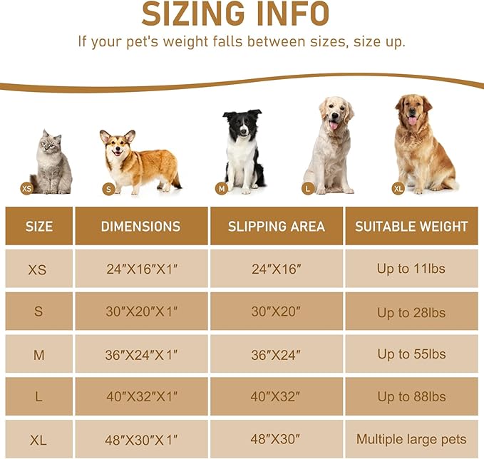 Smiry Dog Door Mat for Muddy Paws 30x17, Absorbs Moisture and Dirt Doormat, Non-Slip Washable Quick Dry Chenille Front Door Mat Indoor Entrance, Entryway Carpet for Inside Floor, Beige