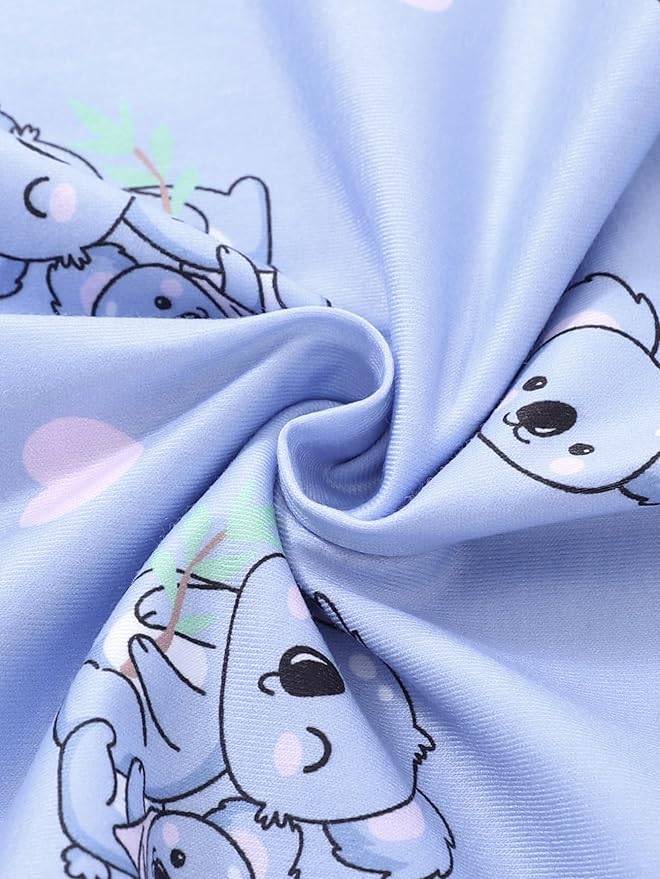 YIJIU Women's Sleepwear Long Sleeve Top and Pants Pajama Set Panda Print Nighty