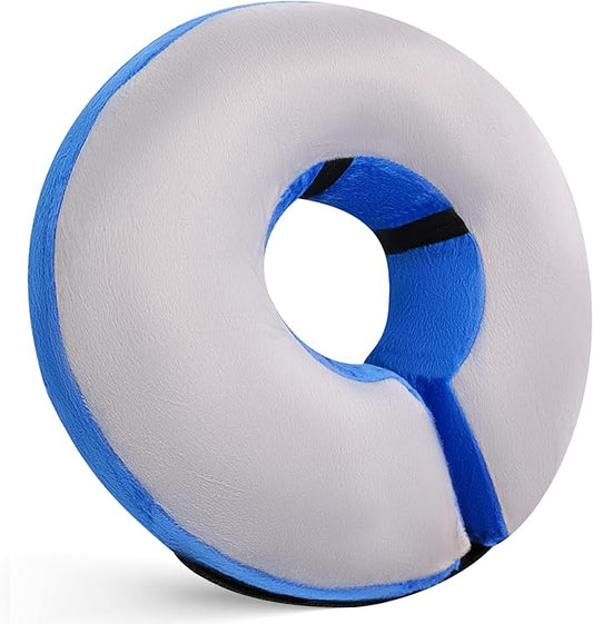Katoggy Protective Inflatable Recovery Collar, Soft Blow-up Dog Cone Collar, Pet Donut Cone Collar, Comfy Elizabethan Collar After Surgery for Large Dog to Prevent from Biting & Scratching