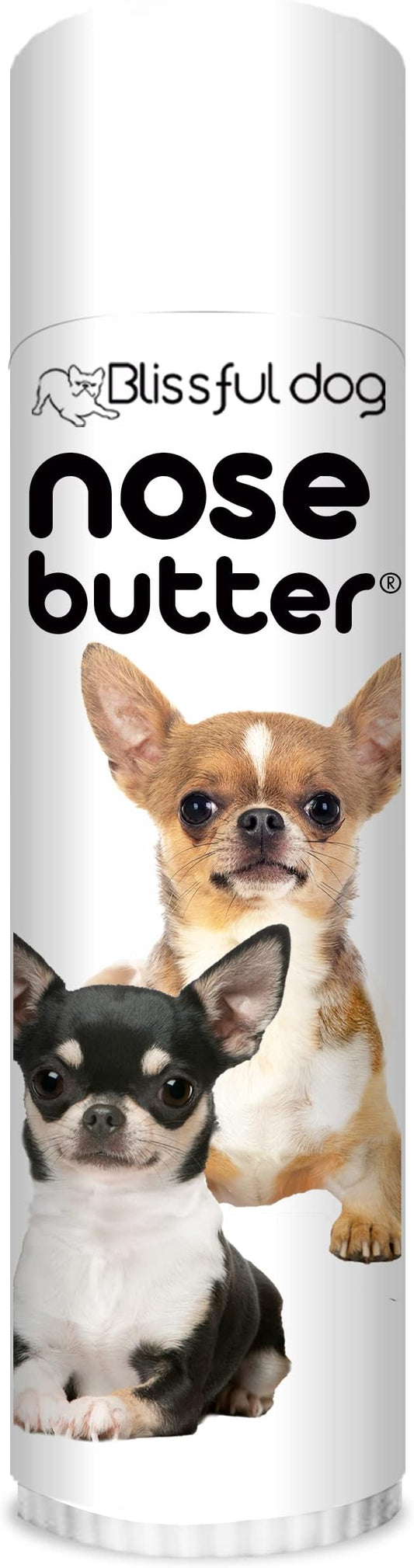 The Blissful Dog Smooth Coat Chihuahua Nose Butter for Dry, Cracked Skin, Lick-Safe Dog Nose Balm with Moisturizing Shea Butter, Almond, Olive, and Essential Oils, Pet Supplies, Uncented, 0.50 oz.