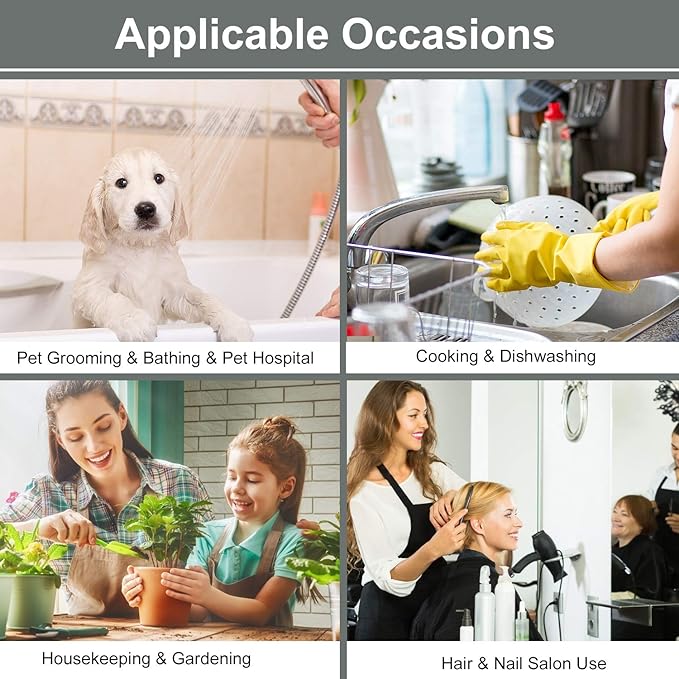 Noverlife Pet Groomer Jacket with Full Zipper, M Size, Dog Cat Grooming Cloth Apron, Cosmetology Uniforms for Men and Women