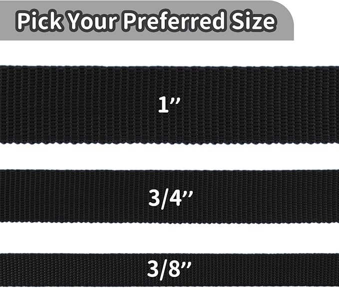 HIKISS Long Dog Leash Obedience Recall Training Agility Lead with Thickening Material for Large Dog - 15ft 20ft 30ft 50ft 100ft Training Leash(Black 15ft)