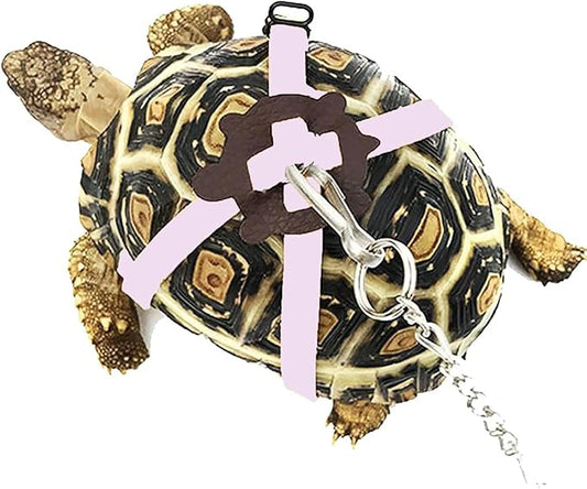 QBLEEV Adjustable Turtle Leash Harness, Pet Tortoise Walking Rope with Comfortable Fit, Outdoor Training Control Harness for Hamsters Guinea Pigs Chinchillas Ferrets