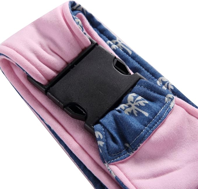 Double-Layer Adjustable Pet Carrier Sling Bag for Large Dogs and Cats, Reversible Design,Dogs cat mom Gifts, Navy and Pink (Blue)