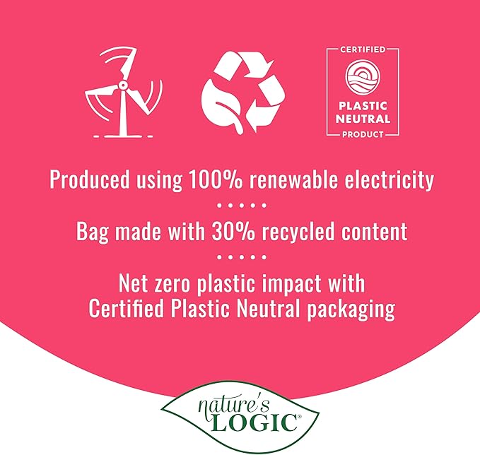 NATURE'S LOGIC Dry Dog Food - 100% Natural - No Synthetics - for All Ages, Sizes, Breeds - Free from Common Allergens, High Protein - Pork Meal Feast, 4.4lbs