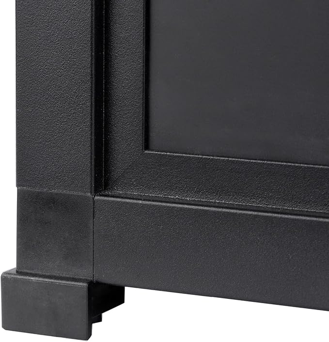 PVC Reptile Enclosure 48"x24"x24" Space Efficient Reptile Terrarium 120 Gallon Large Tank for Bearded Dragon Lizard Snake, Wide Breeding Vivarium Area with Sliding Glass Doors Combination Lock