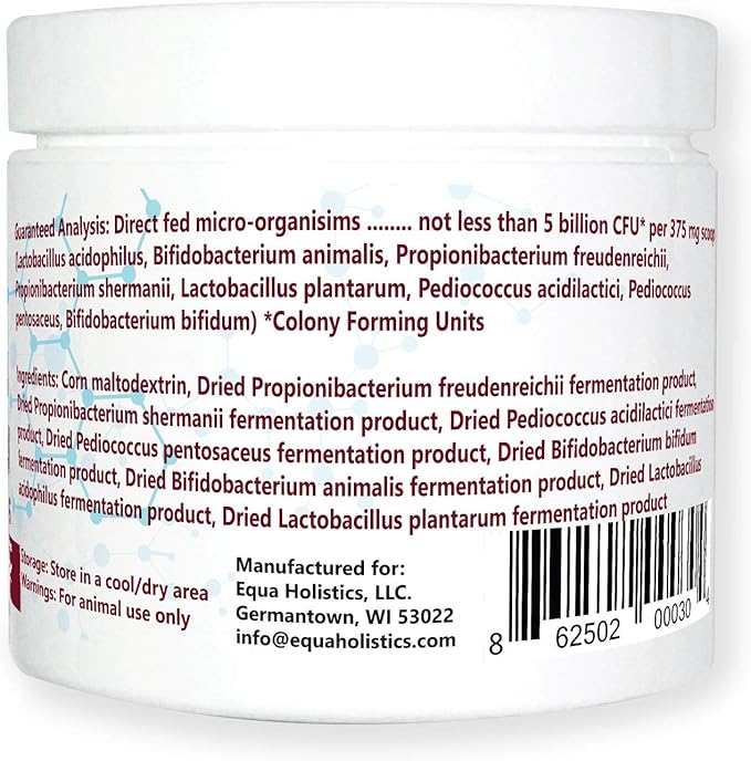 HealthyGut™ Avian Probiotics Dietary Supplement for Parrots, All-Natural Digestive System Formula (120 Servings)