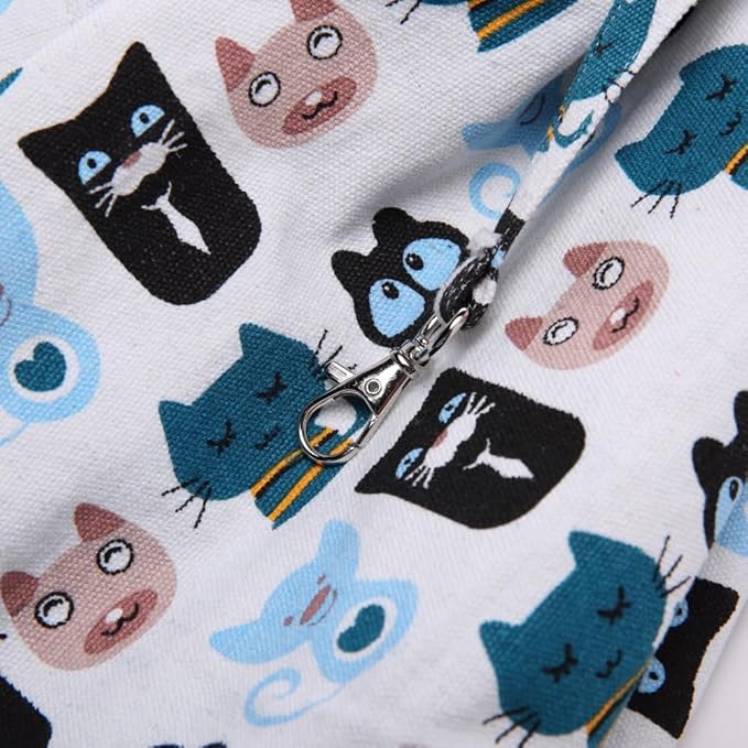 Double-Layer Adjustable Pet Carrier Sling Bag for Large Dogs and Cats, Reversible Design, Dog mom Gifts,Navy and Pink (White)