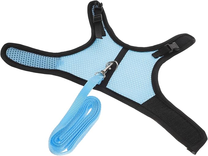 Guinea Pig Harness and Leash Set Soft Mesh Small Animal Vest Adjustable Comfortable Pet Harness Leash for Guinea Pigs Rabbits Hamsters Small Pets
