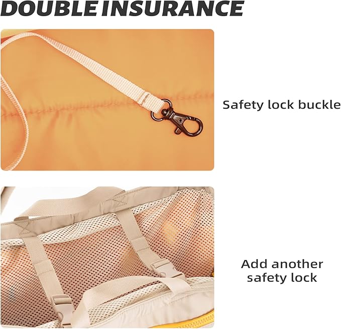 Soft and Comfortable Pet Carrier and Business Backpack with Strong Support - Ideal for Business, Travel, and Outings with Small Dogs and Cats (Kahki,15.7" L x 5.5" W x 9.8" H，up to 16lbs