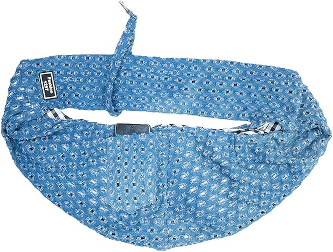 Dog Carrier Purse,Denim - Style Pet Carrier Bag,One-Shoulder Chest Crossbody Bag for Cat and Small Dog