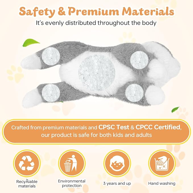 19Inch 3 Pounds Dog Weighted Stuffed Animals, Cute Realistic Puppy Stuffed Animal, Sensory Comfort Plush Throw Pillow Toy, Dog Plush Gift for Adults Kids Youth