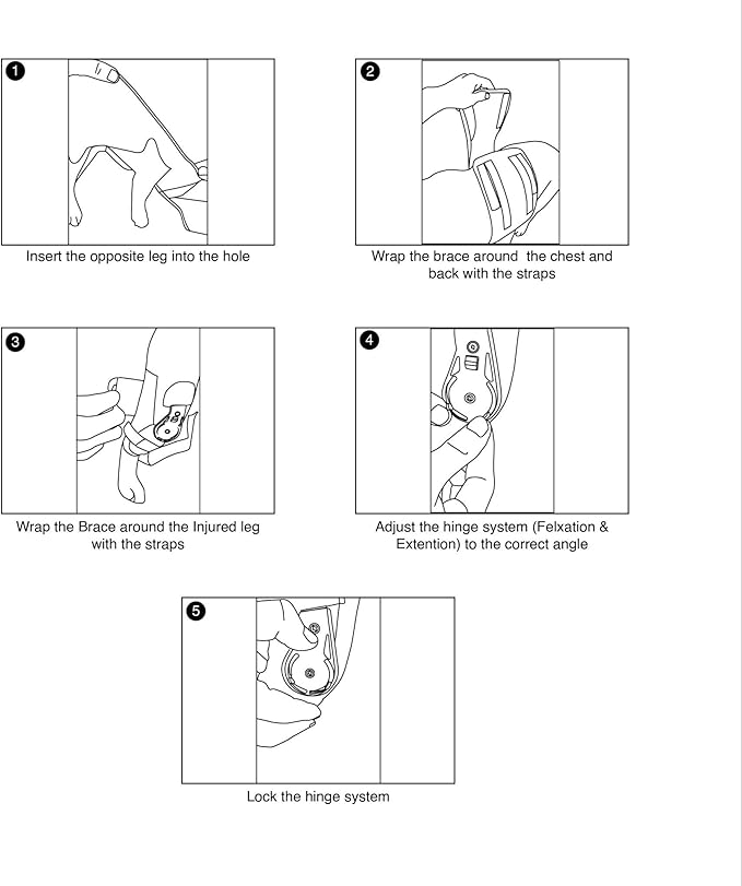 AGON Dog Elbow Brace for Elbow Support – Adjustable Hinge Stabilizer Dog Elbow Protector – Neoprene Elbow Support Brace with Hook and Loop Closure – Ideal for Dysplasia, Dislocation, Osteoarthritis