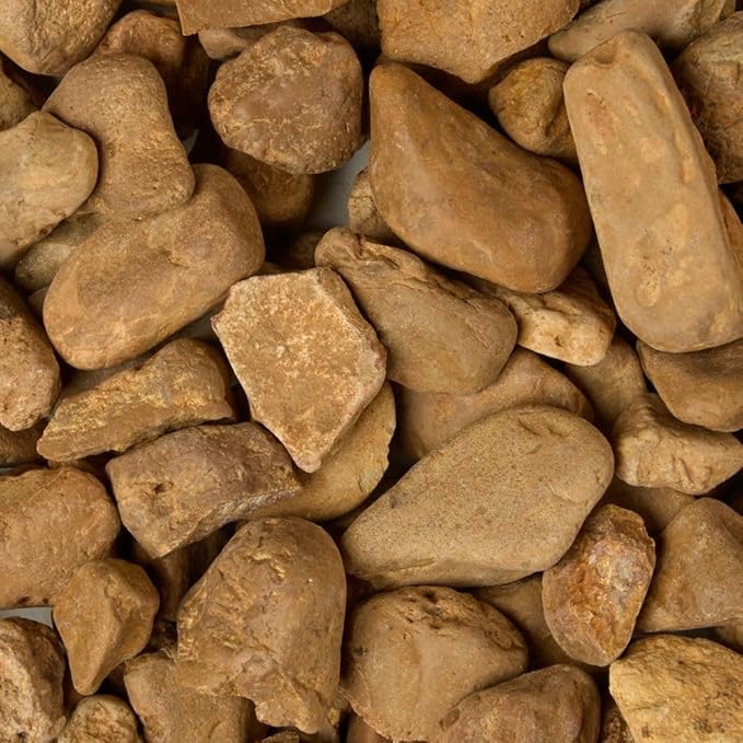 32 oz Jug Multicolor Tan Medium River Rock, 1½-3 inch Size, for Indoor Outdoor Decor, vase Filler, Candles, Art, Crafts, Aquariums, Fairy Gardens, planters, tablescapes, terrariums